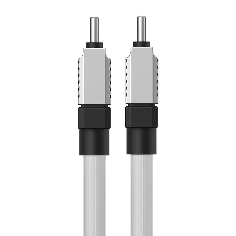 USB-C laidas su USB-C Baseus CoolPlay 100W 2m (baltas)