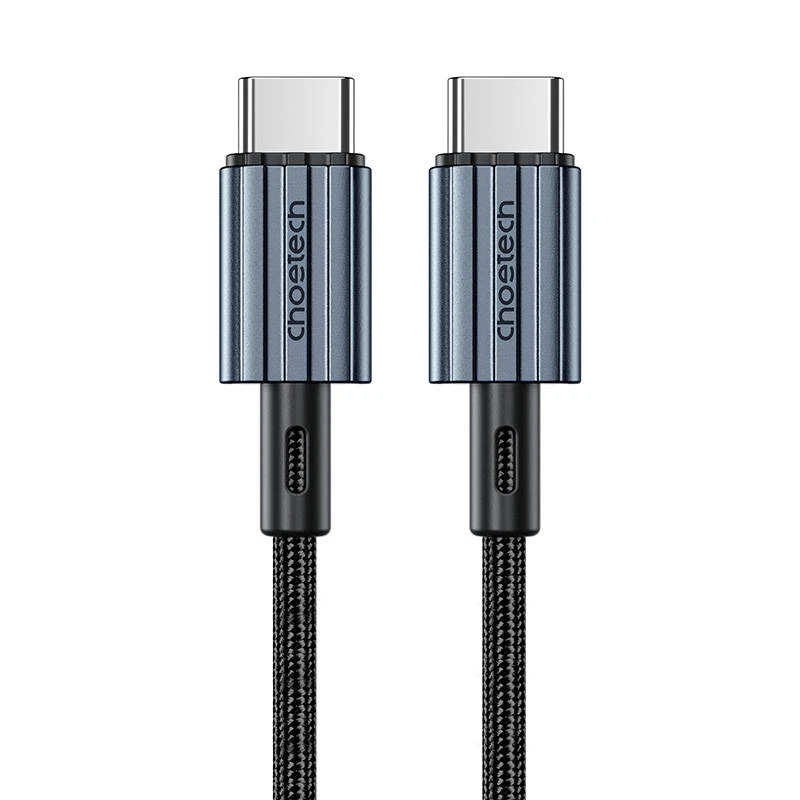 USB-C kabelis su USB-C Choetech XCC-1014, PD 60W 1.2 m (juodas)