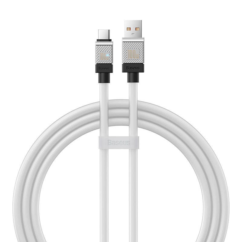 USB laidas per USB-C Baseus CoolPlay 100W 1m (baltas)