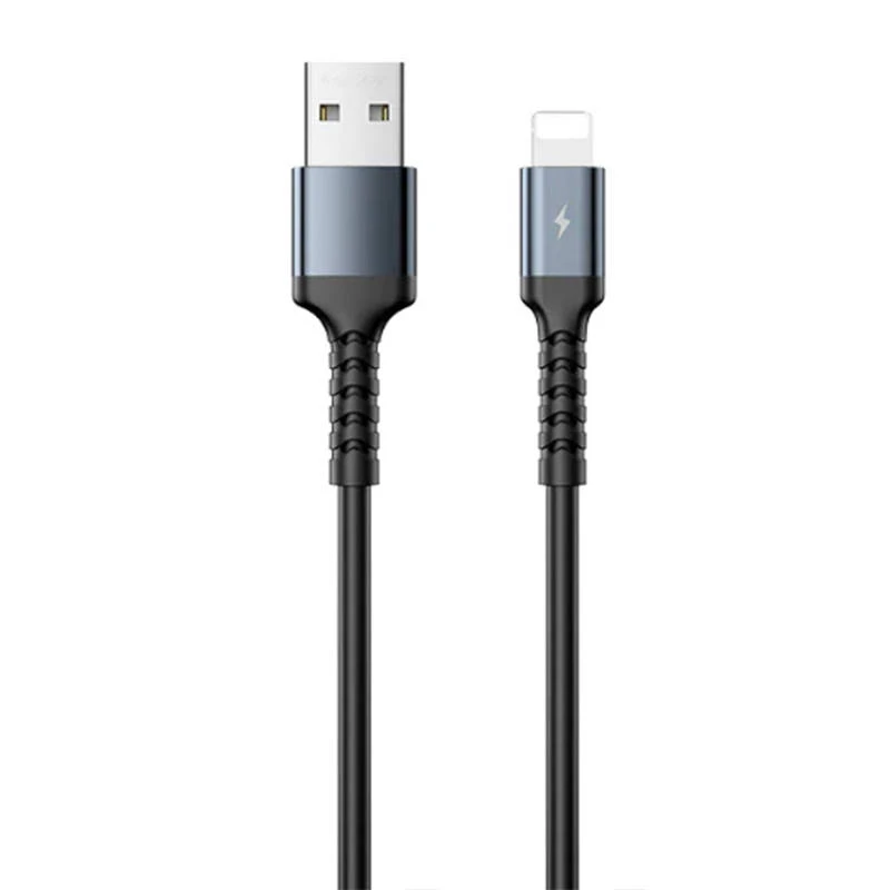 Laidas USB-lightning Remax Kayla II., RC-C008, 1m, (juodas)