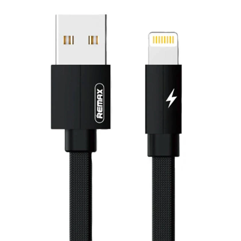Remax Kerolla USB - Lightning kabelis 2m - Juodas