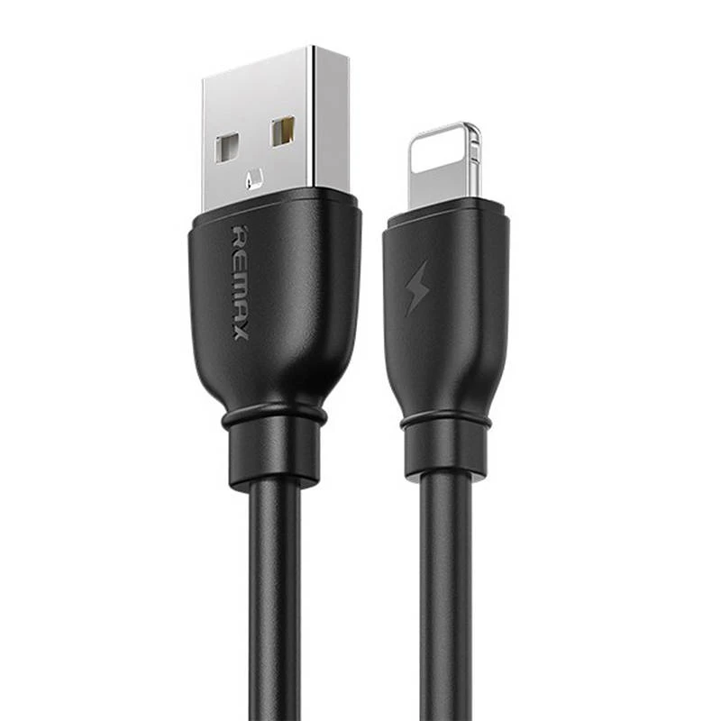 USB Lightning Remax Suji Pro laidas, 1m (juodas)