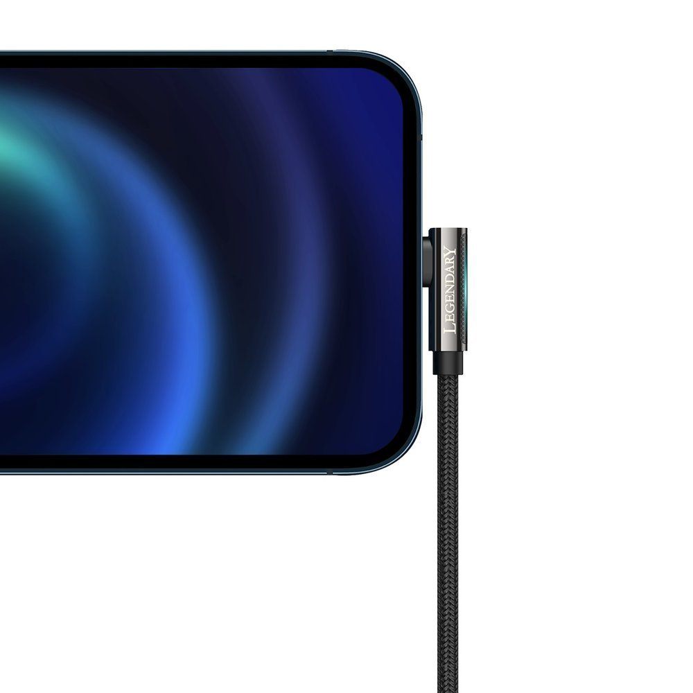 USB kabelis Baseus Legend iš USB į Lightning 2.4A 2.0m juodas CALCS-A01