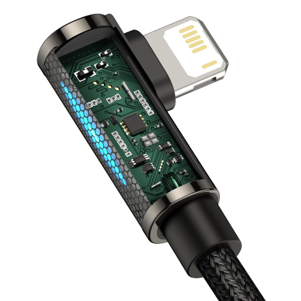 USB kabelis Baseus Legend iš USB į Lightning 2.4A 2.0m juodas CALCS-A01