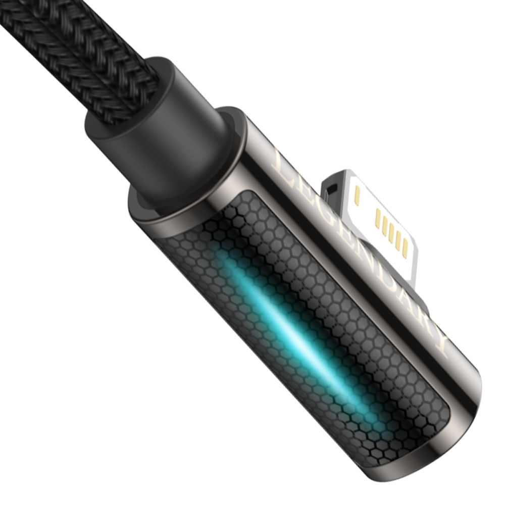 USB kabelis Baseus Legend iš USB į Lightning 2.4A 2.0m juodas CALCS-A01
