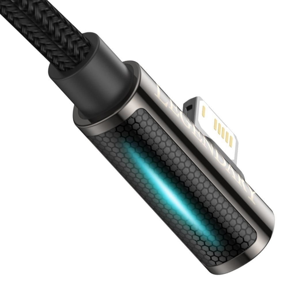 USB kabelis Baseus Legend iš USB į Lightning 2.4A 2.0m juodas CALCS-A01