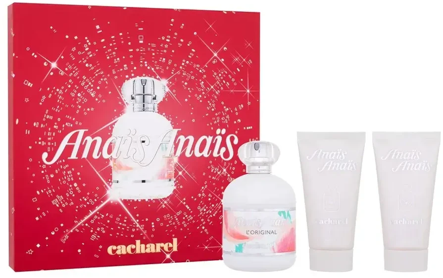 Cacharel Anais Anais L'Original EDT rinkinys moterims (EDT, 100 ml + kūno losjonas, 2 x 50 ml)