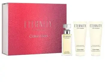 Calvin Klein Eternity rinkinys moterims (EDP, 100 ml + kūno pienelis, 100 ml + EDP, 10 ml)