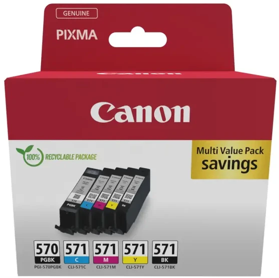 Canon PGI-570/CLI-571 | Rašalo kasetės | Sudėtinė pakuotė