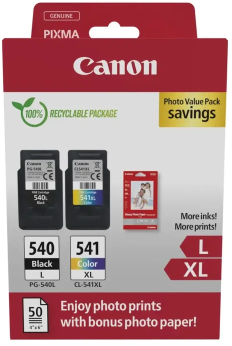 Canon PG540L/CL541XL rašalo kasetė, sudėtinė pakuotė