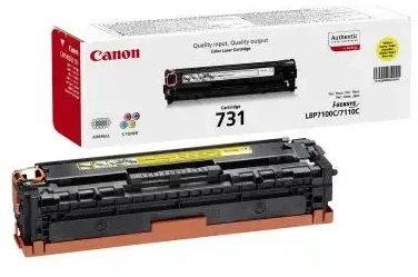 „Canon“ rašalo kasetė 731, geltona