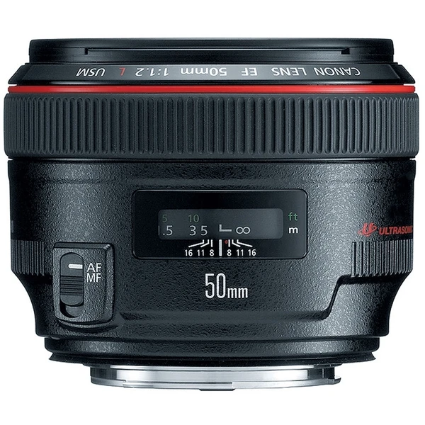 Objektyvas Canon EF 50mm f/1.2L USM SLR Juoda