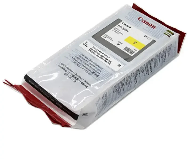 Canon PFI-320Y (2893C001) Rašalinė kasetė, Geltona