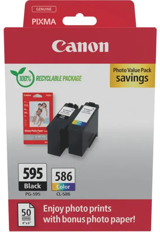 Canon rašalas 7171C004 / PG-595/CL-586 PVP Multipack BK, C, M, Y