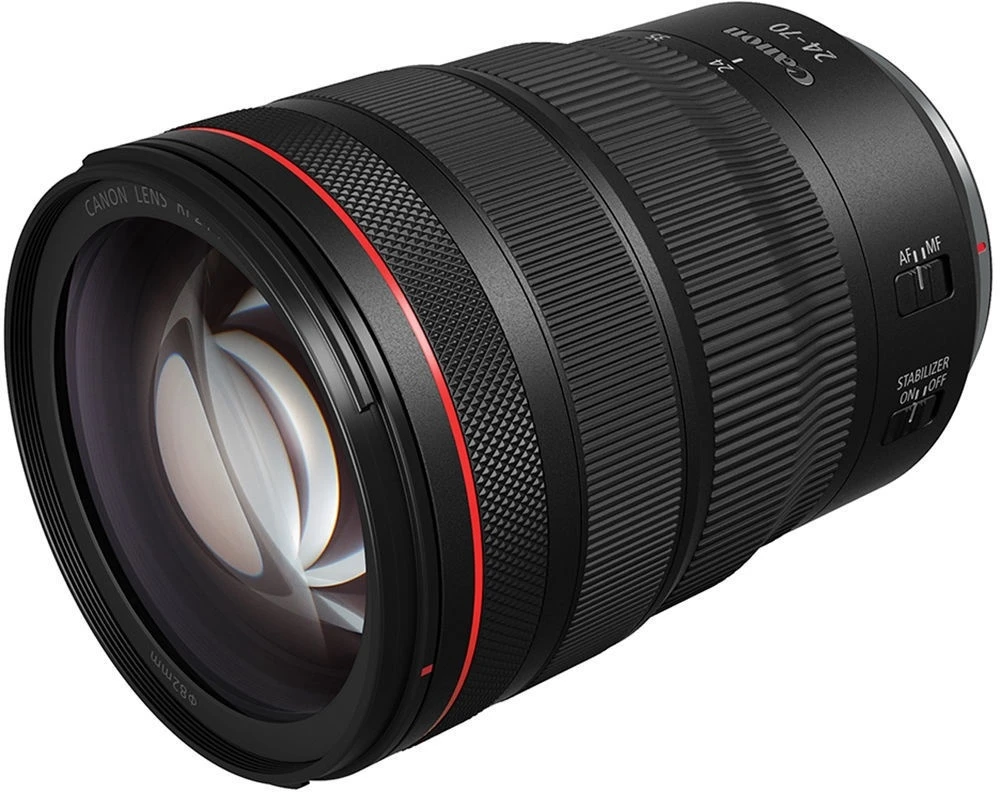 Canon RF 24-70mm F2.8 L IS USM SLR Standartinio priartinimo objektyvas Juoda
