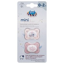 Canpolbabies CANPOL 23/910 Simetriškas silikoninis čiulptukas 0-2 m Mini rožinis