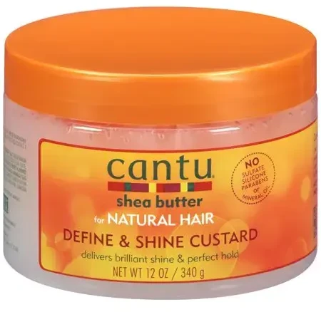 Kremas "Cantu For Natural Hair Define and Shine Custard" 340g