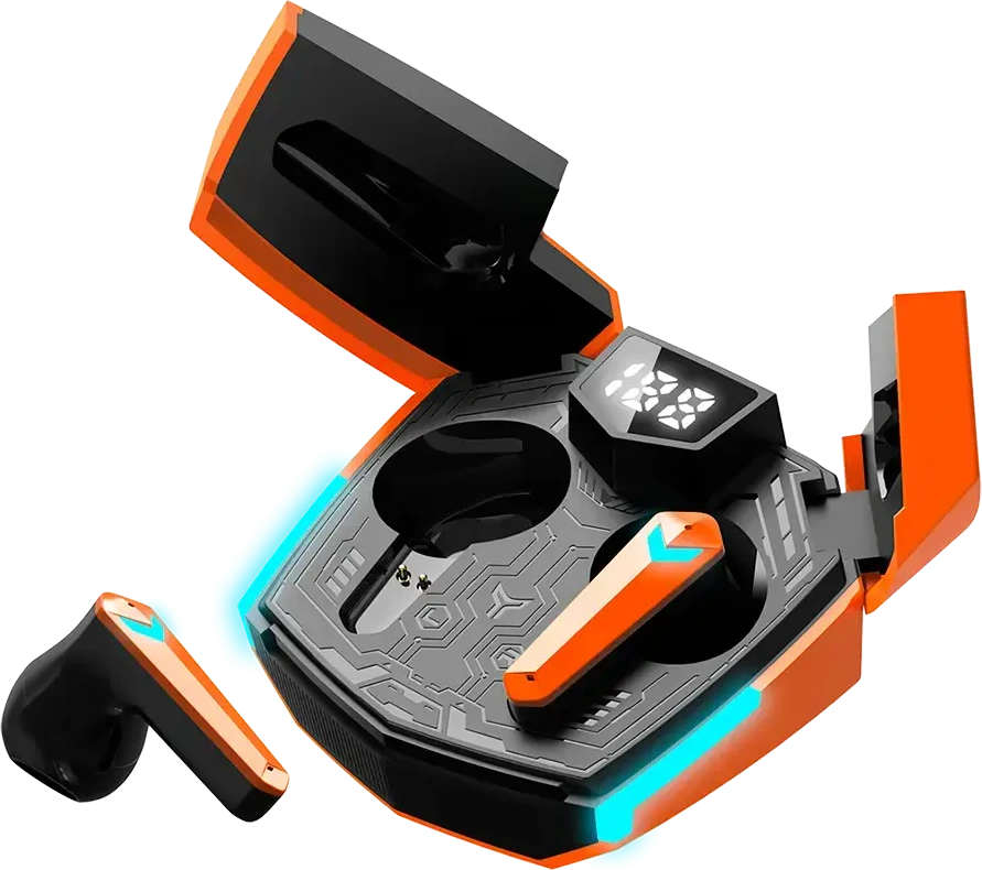 CANYON ausinės su mikrofonu Doublebee GTWS-2 Gaming Oranžinis