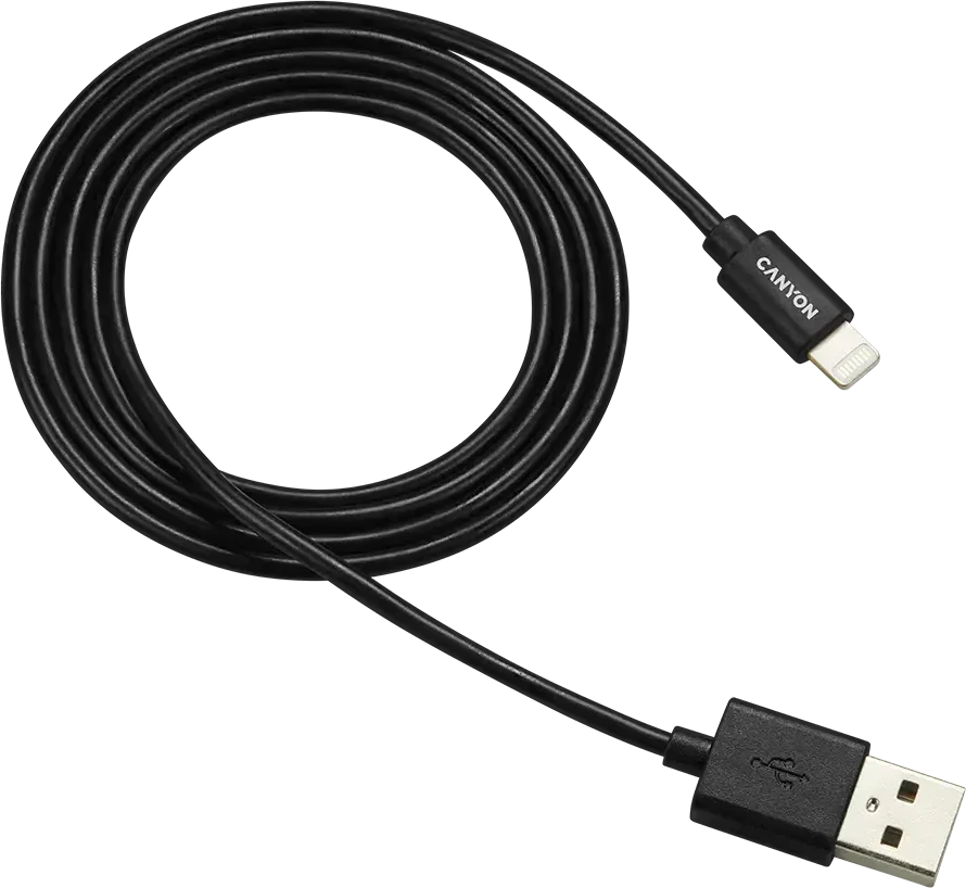 Apple CANYON kabelis MFI-1 Lightning 12W 1m Juodas