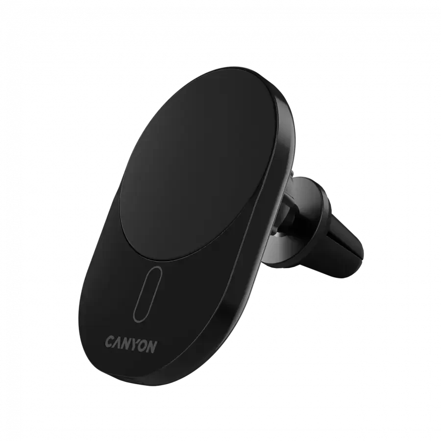 CANYON automobilinis įkroviklis OnGrip 105 15W Qi2 belaidis Juodas
