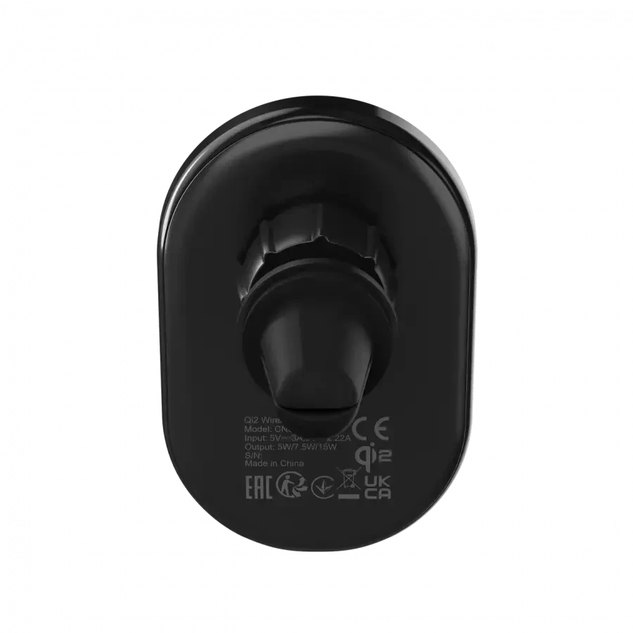 CANYON automobilinis įkroviklis OnGrip 105 15W Qi2 belaidis Juodas