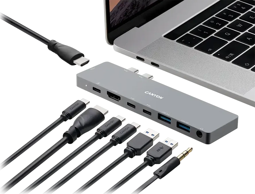 Canyon Power Delivery docking station 8-in-1 DS-8