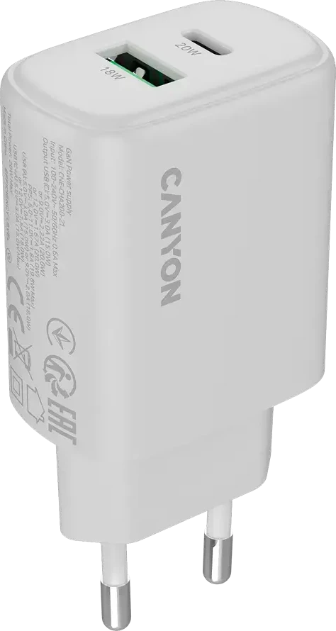 „Canyon OnCharge 200“ 20 W 1 x PD 1 x QC EU Balta