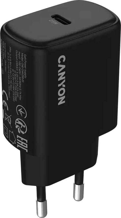 Canyon OnCharge 250 25W 1xPD EU Juoda