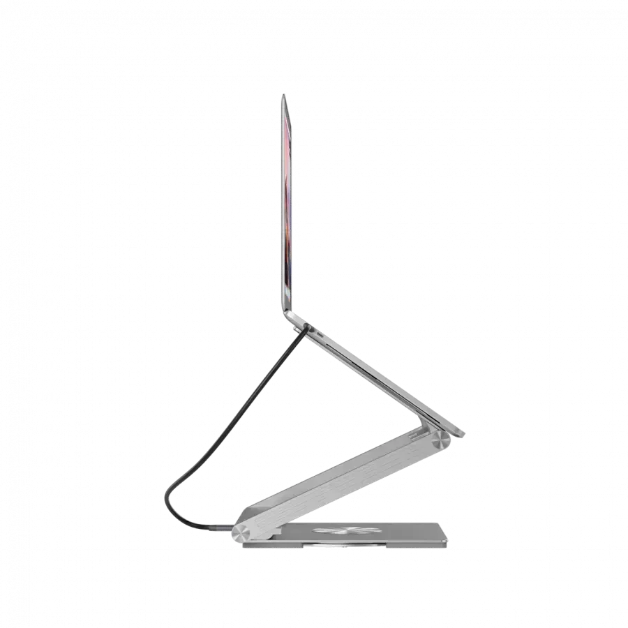 Canyon Nešiojamas kompiuterio stovas su šakotuvu, TYPE C F į HDMI2.0+2USB3.0+USBC3.0+RJ45+PD, TYEP C - C kabelis 1m baltas su Emark: HUSB332A, Medžiaga: Aliuminio korpusas+ABS+PS, Dydis: 245x240x27.2+/-0.3mm, Svoris: 1304g