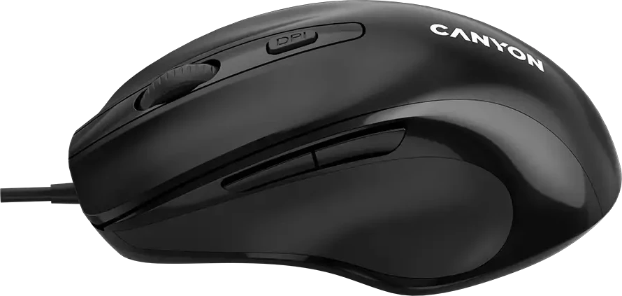 CANYON pelė M-6 su laidu Juodas