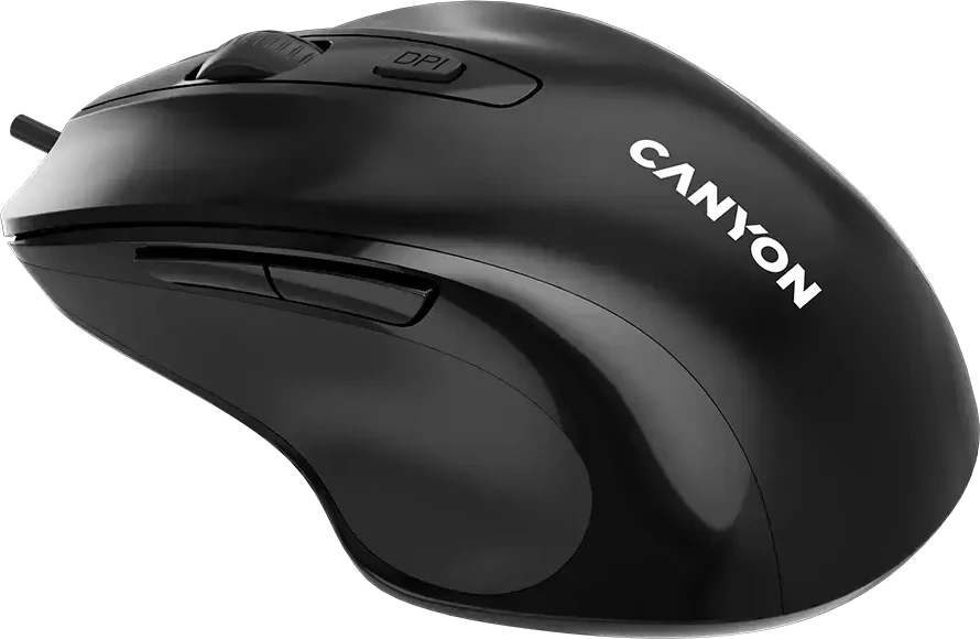 CANYON pelė M-6 su laidu Juodas