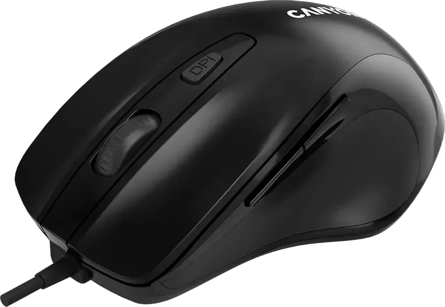 CANYON pelė M-6 su laidu Juodas