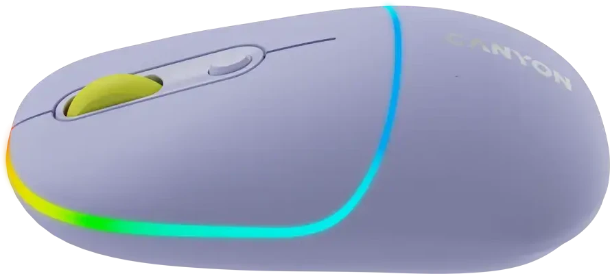 CANYON pelė MW-22 2in1 BT/ Wireless Lavender