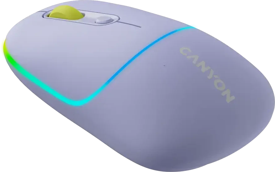 CANYON pelė MW-22 2in1 BT/ Wireless Lavender