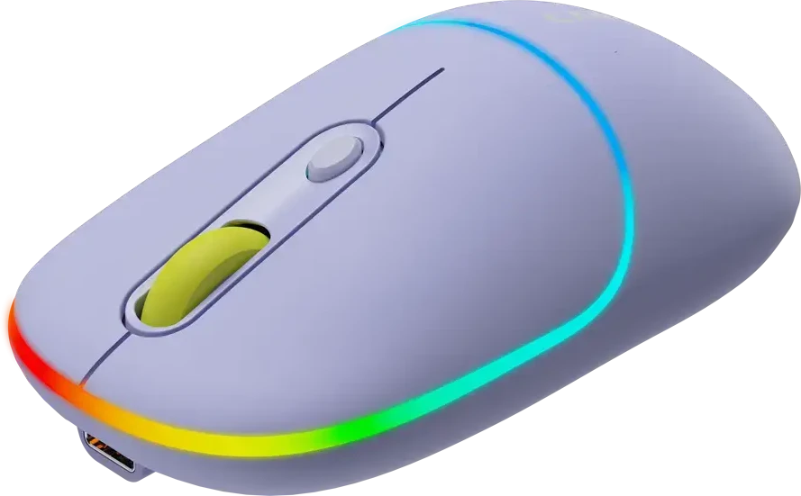 CANYON pelė MW-22 2in1 BT/ Wireless Lavender