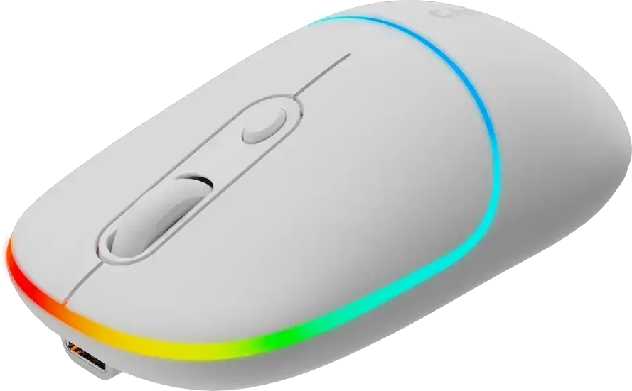 CANYON pelė MW-22 2in1 BT/ Wireless Snow Baltas