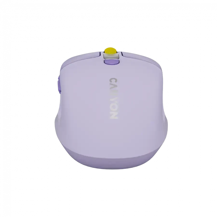 CANYON pelė MW-26 LCD tyli dvigubo režimo belaidė violetinė