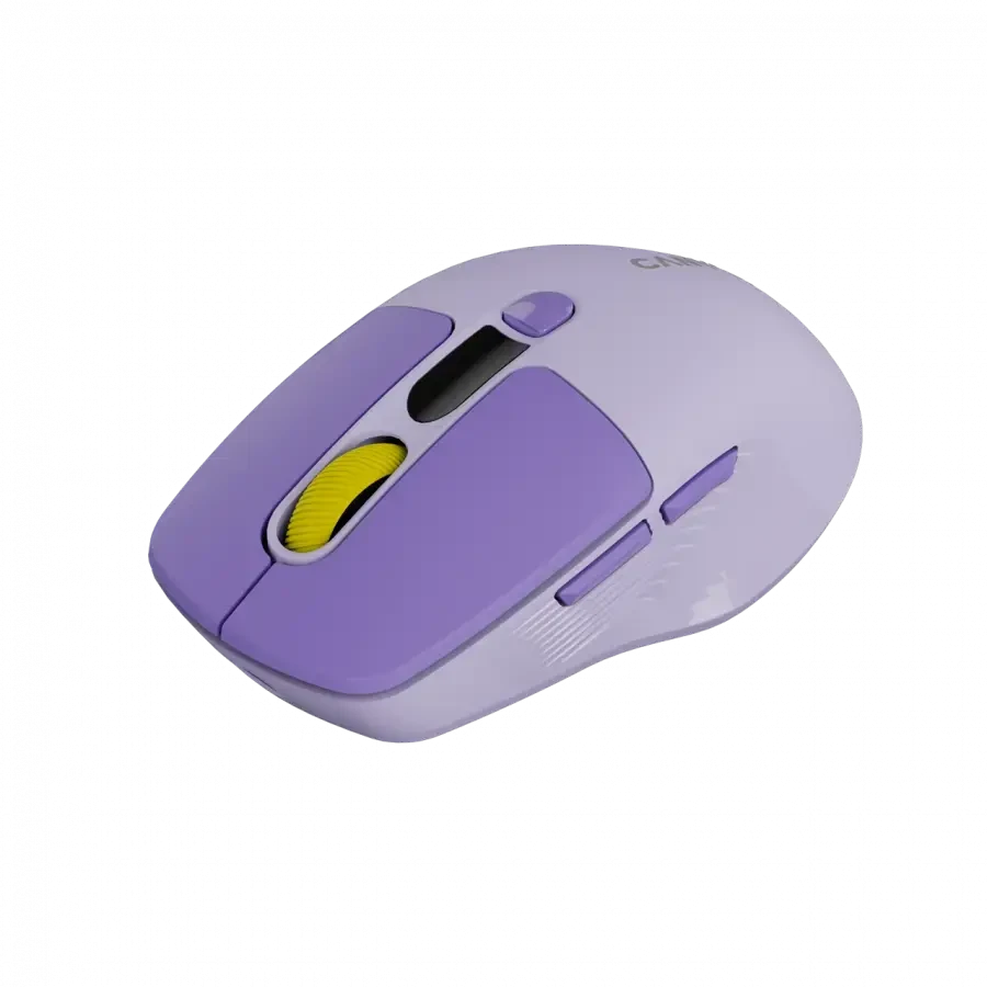CANYON pelė MW-26 LCD tyli dvigubo režimo belaidė violetinė