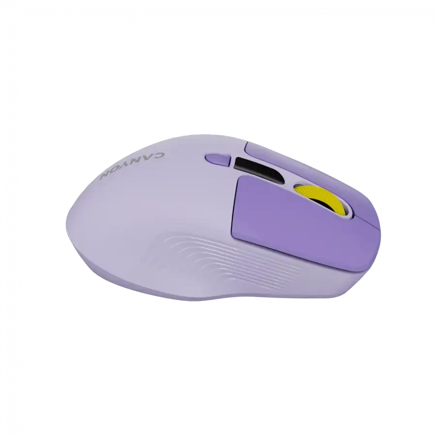 CANYON pelė MW-26 LCD tyli dvigubo režimo belaidė violetinė