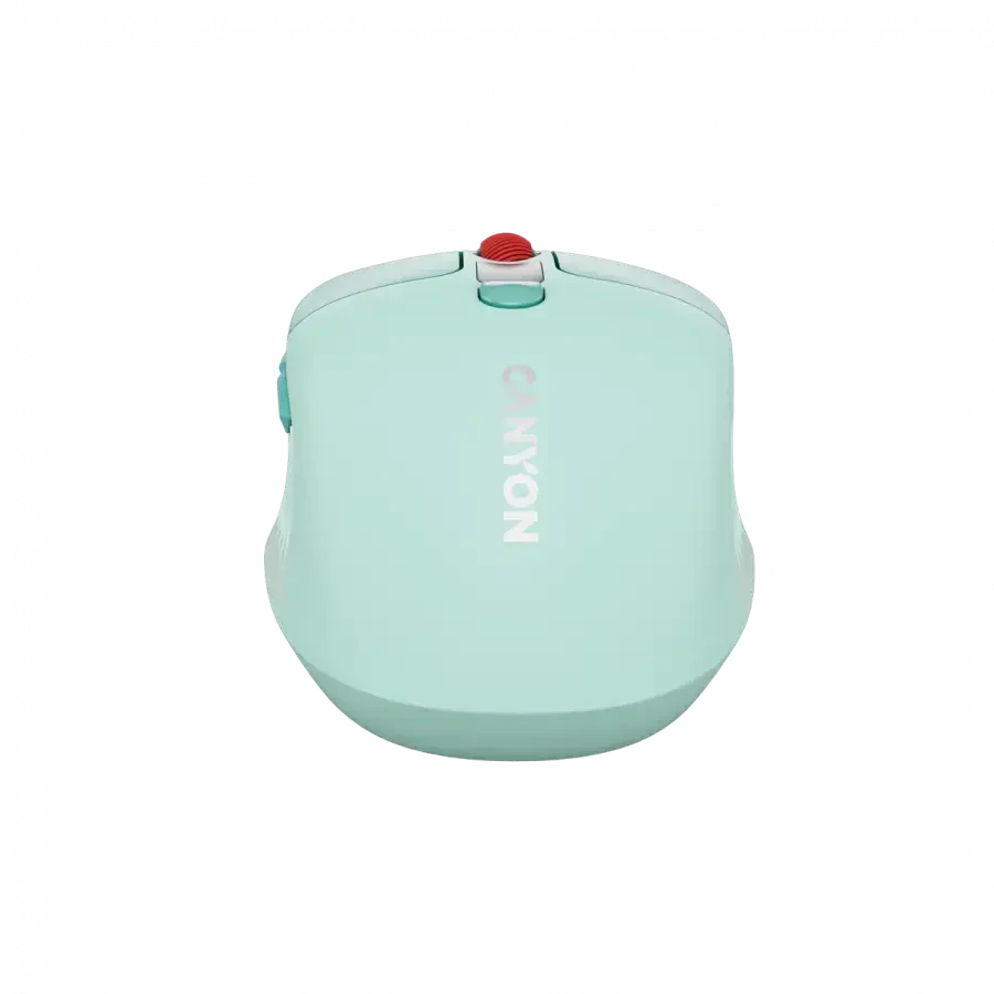 CANYON pelė MW-26 LCD tyli dvigubo režimo belaidė žalia
