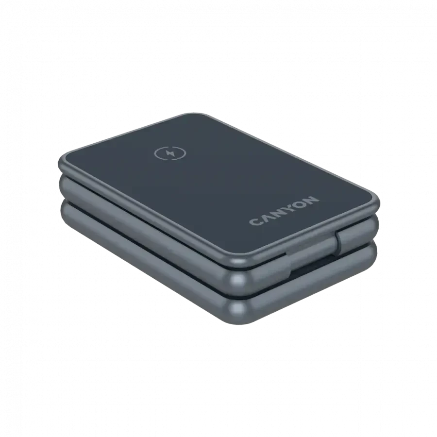CANYON sulankstomas belaidis įkroviklis OnCharge 309 15W 3in1 metalinis