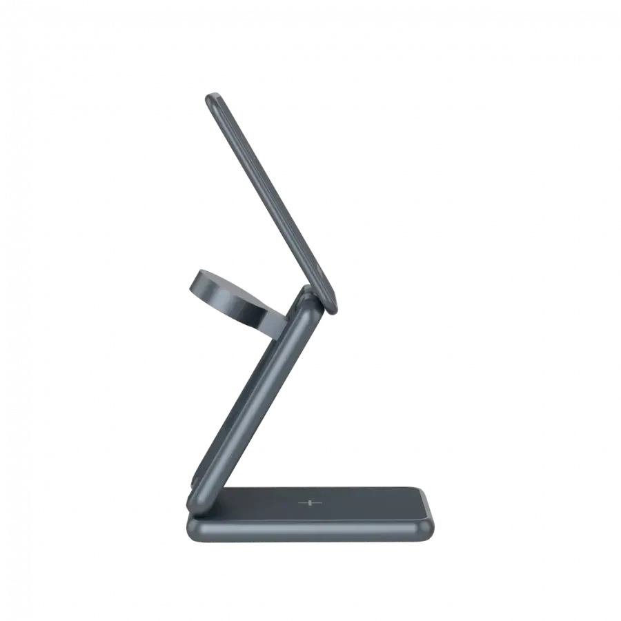 CANYON sulankstomas belaidis įkroviklis OnCharge 309 15W 3in1 metalinis