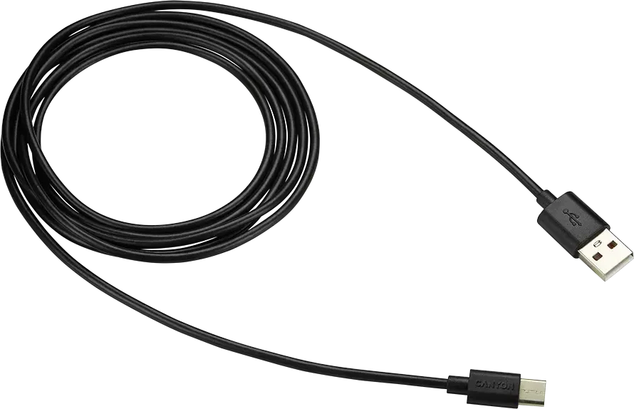 CANYON cable UC-2 USB-C 5W 2m Juodas