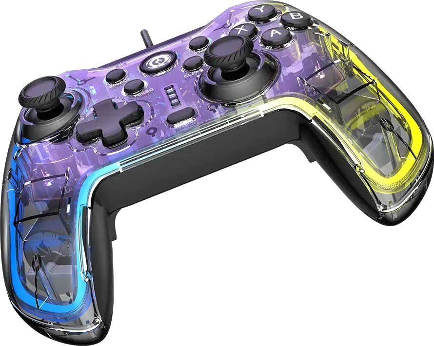 CANYON žaidimų pultelis Brighter GP-02 Wired Crystal