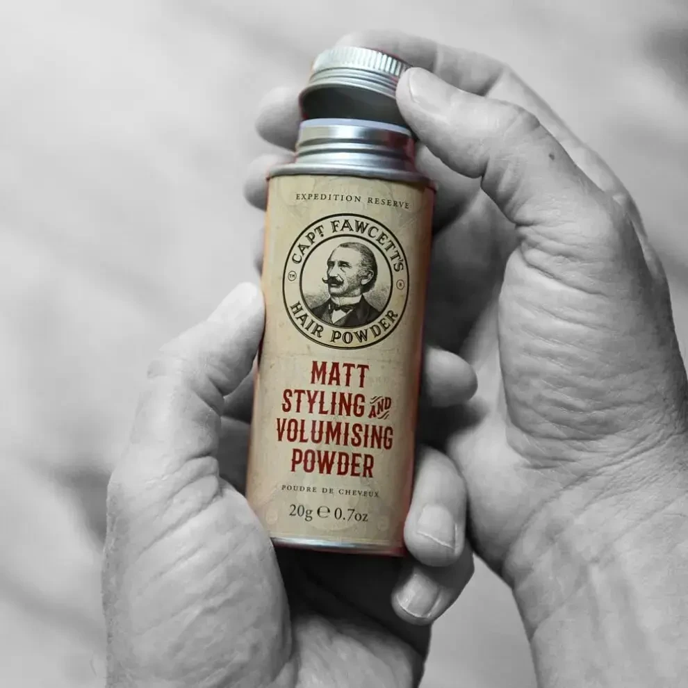 Captain Fawcett Expedition Reserve Hair Powder Plaukų formavimo pudra, 20g
