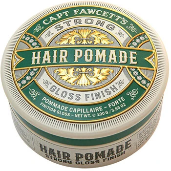 Captain Fawcett Strong Pomade Stiprios fiksacijos ir žvilgesio plaukų pomada, 100g