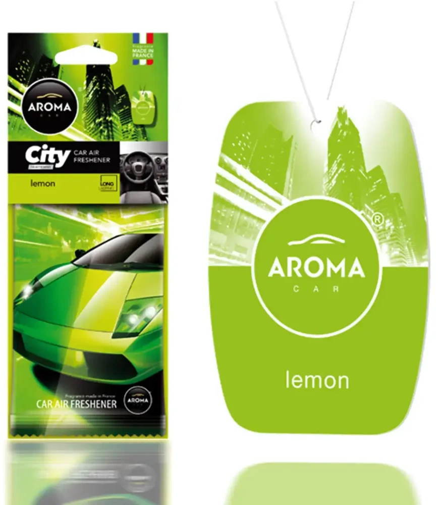 „Aroma Car City Card“ citrininis oro gaiviklis