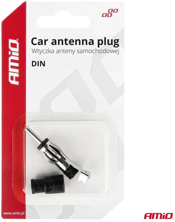 Automobilio antenos jungties kištukas tiesus DIN amio-03969