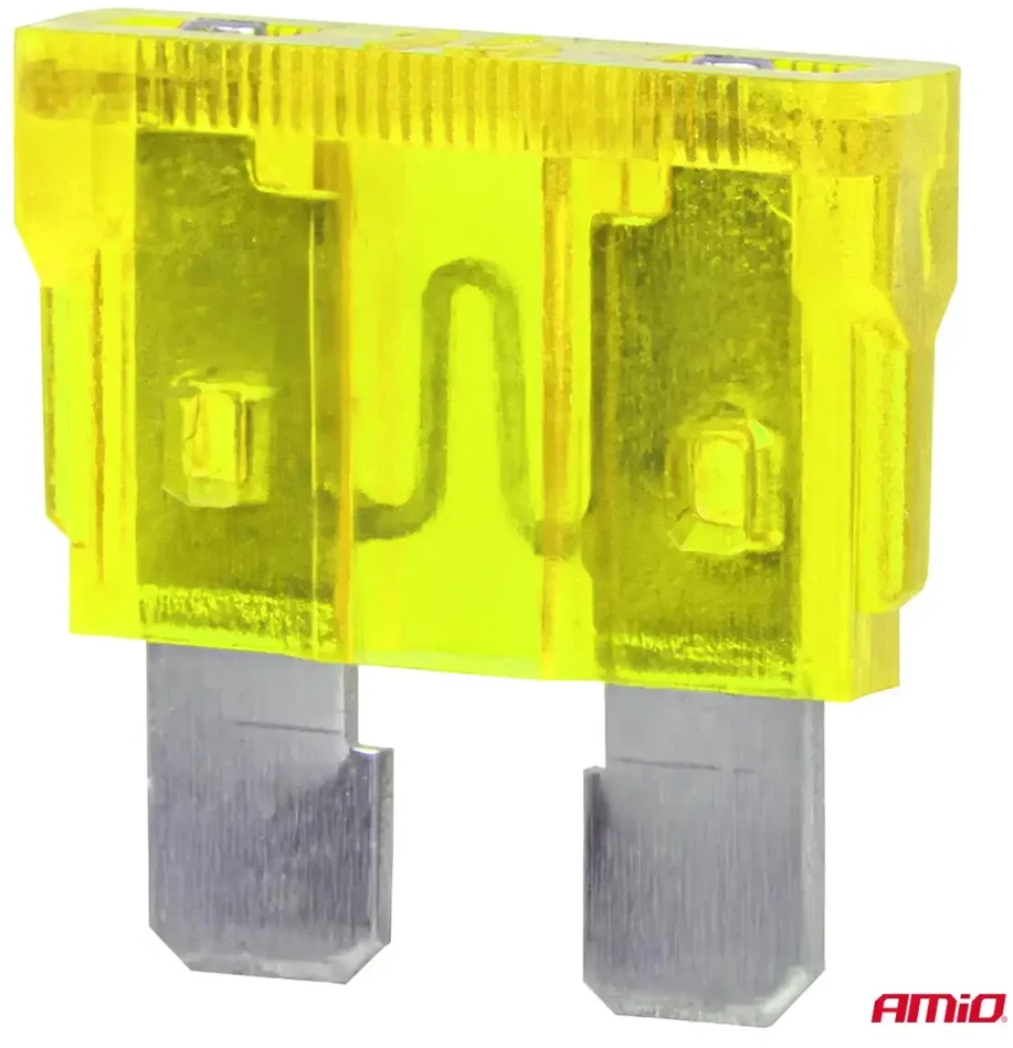 Automobiliniai plokštieji saugikliai standard 3 vnt. 20a amio-05107
