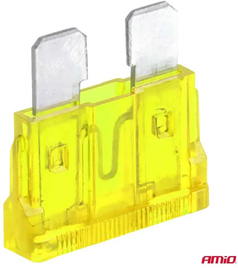 Automobiliniai plokštieji saugikliai standard 3 vnt. 20a amio-05107